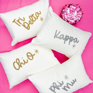 Sorority Sparkle Pillow